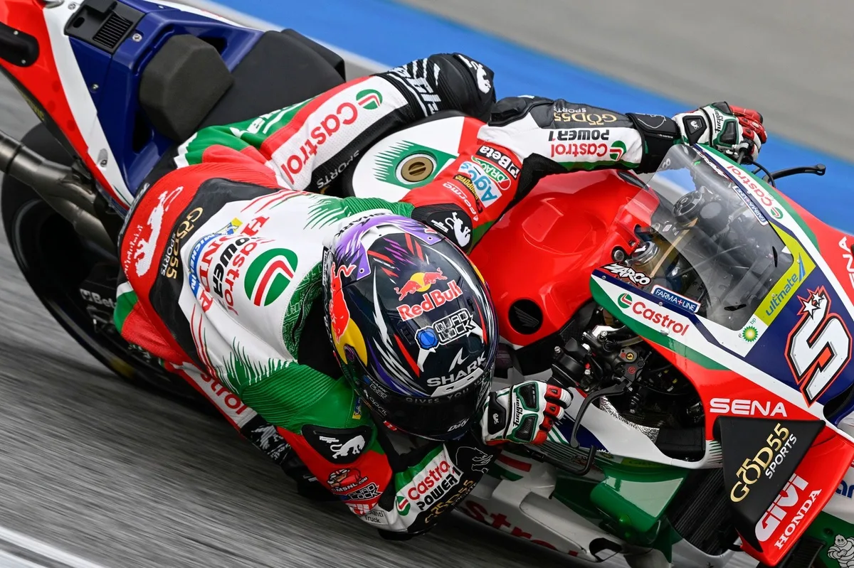 Johann Zarco : trouver le réglage parfait avec Honda pour la RC213V